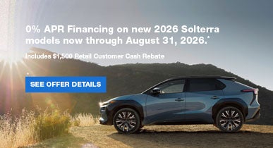 Solterra | River City Subaru in Huntington WV
