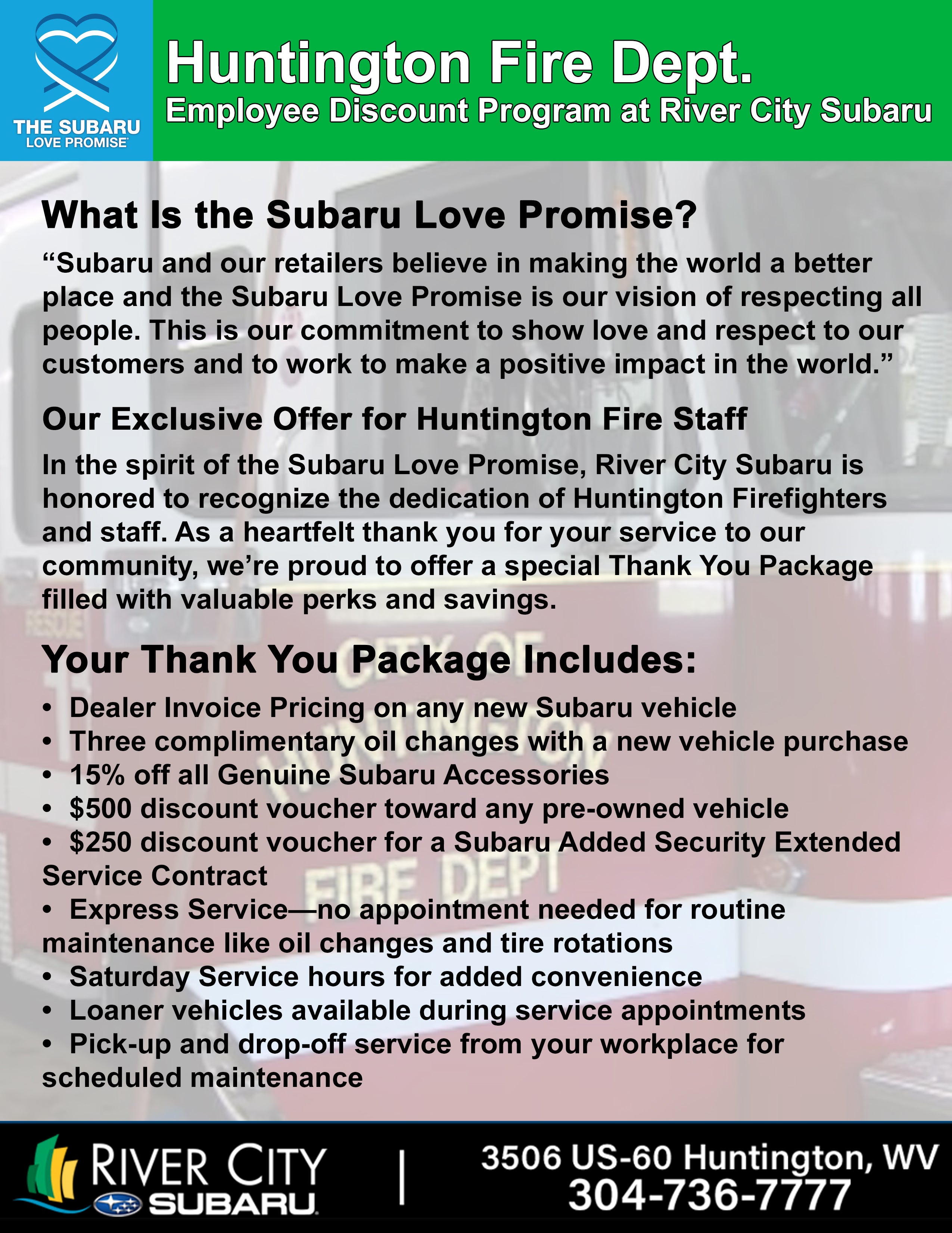 Huntington Fire Employee Program