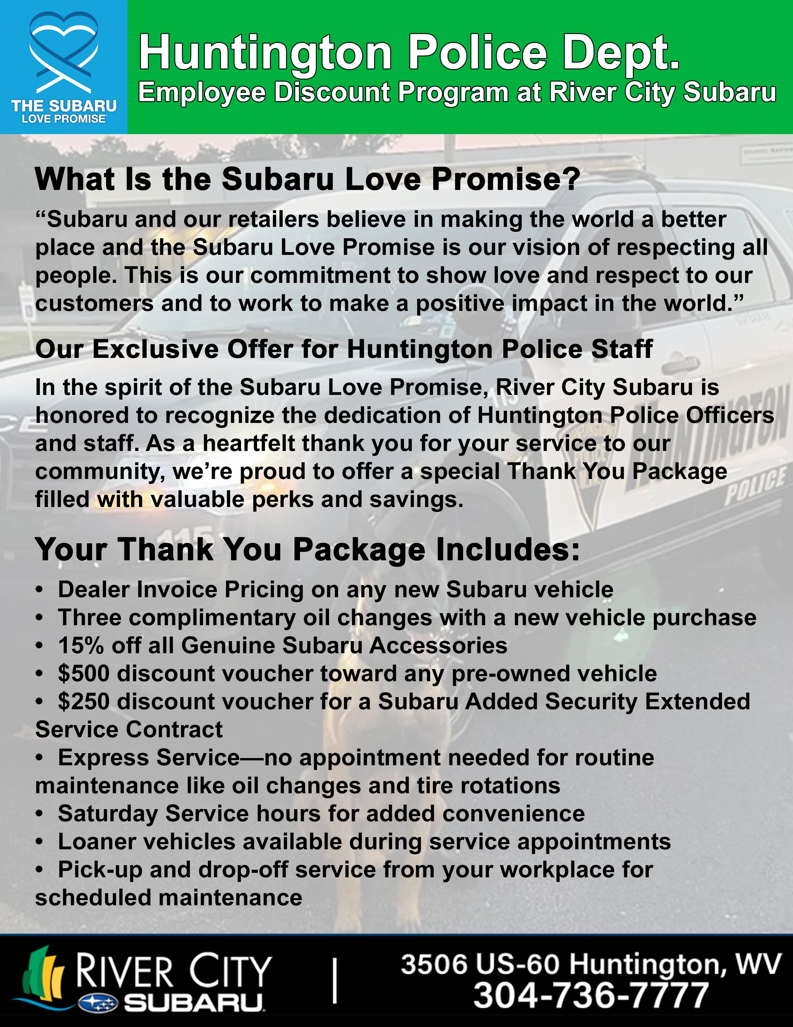 Huntington Police Employee Program