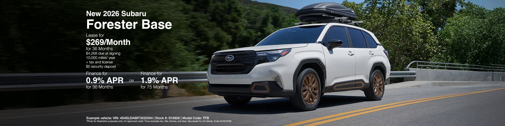 April Forester Offer