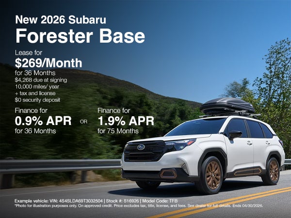 April Forester Offer