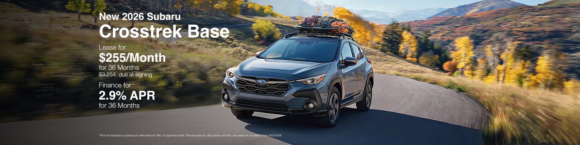 Crosstrek Offer
