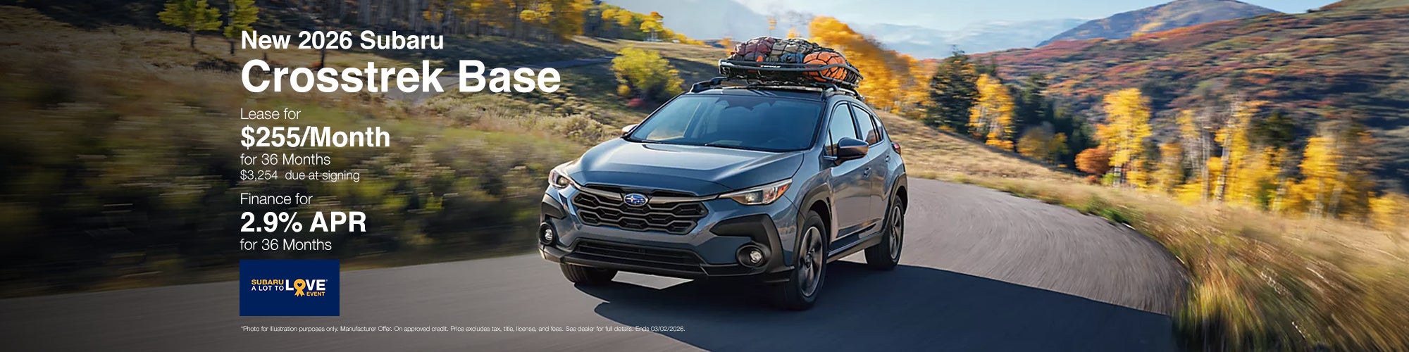 Crosstrek Offer