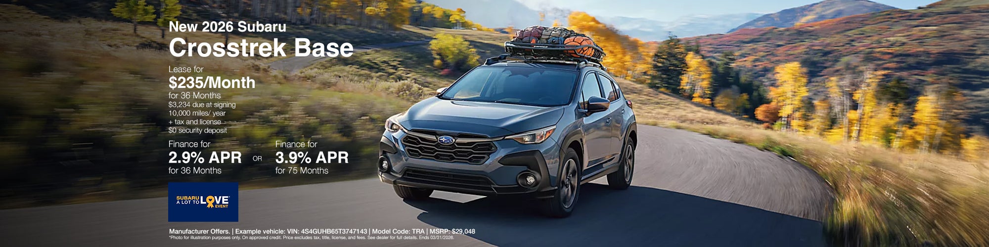 Crosstrek Offer