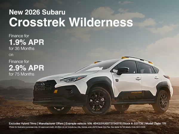 Crosstrek Wilderness Offer