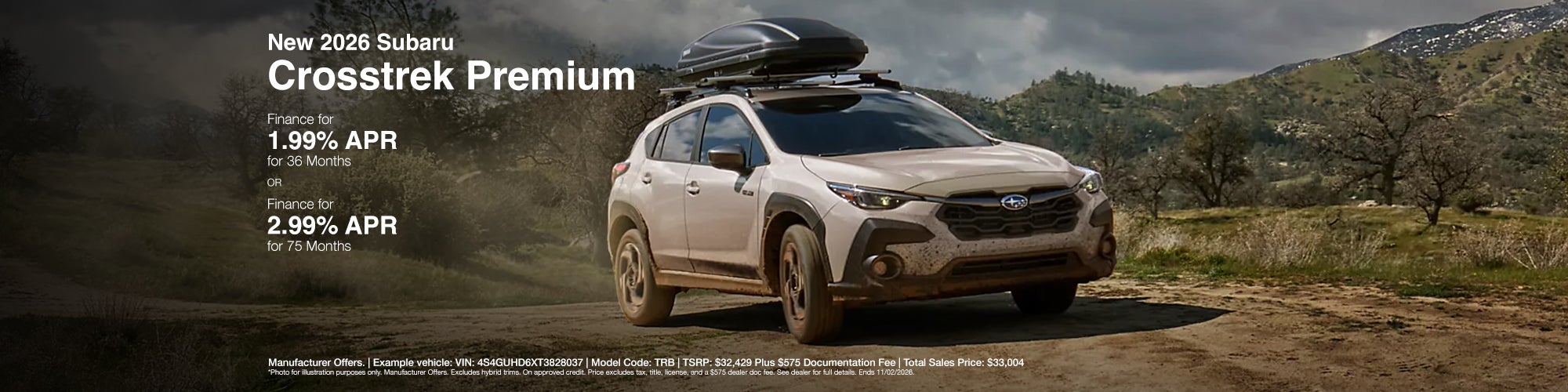 Crosstrek Offer
